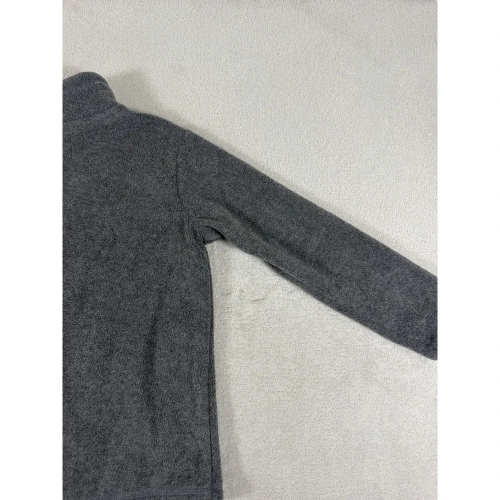 The Childrens Place Boys Gray Microfleece Half Zip Pullover Jacket Size 5T